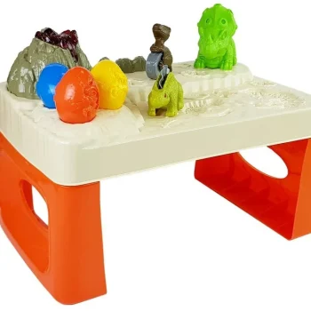 Stol Za Play Dough S Vulkanom I Jajima Dinosaura 2