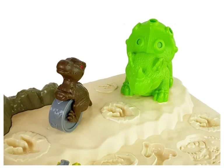 Stol Za Play Dough S Vulkanom I Jajima Dinosaura 4