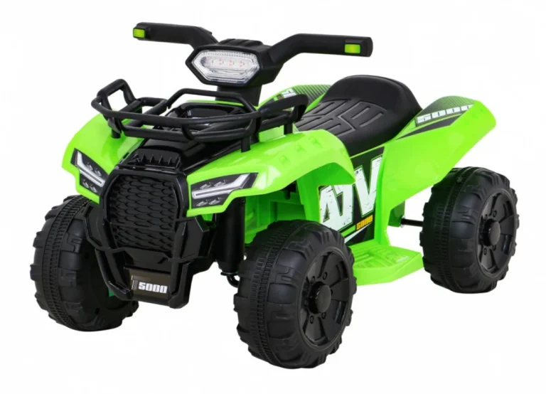 Storm Baterijski Quad Za Djecu Zeleni + 25w Motor + Mp3 Usb + Led, Zelena Motor Na Akumulator 1