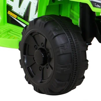 Storm Baterijski Quad Za Djecu Zeleni + 25w Motor + Mp3 Usb + Led, Zelena Motor Na Akumulator 10