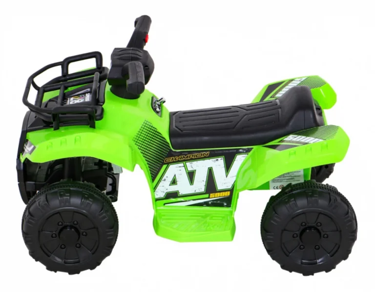 Storm Baterijski Quad Za Djecu Zeleni + 25w Motor + Mp3 Usb + Led, Zelena Motor Na Akumulator 4