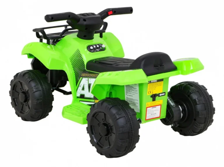 Storm Baterijski Quad Za Djecu Zeleni + 25w Motor + Mp3 Usb + Led, Zelena Motor Na Akumulator 5