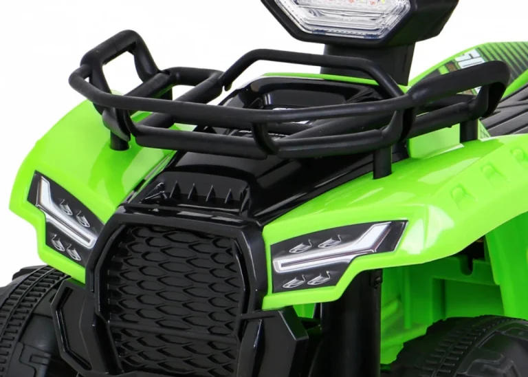 Storm Baterijski Quad Za Djecu Zeleni + 25w Motor + Mp3 Usb + Led, Zelena Motor Na Akumulator 8
