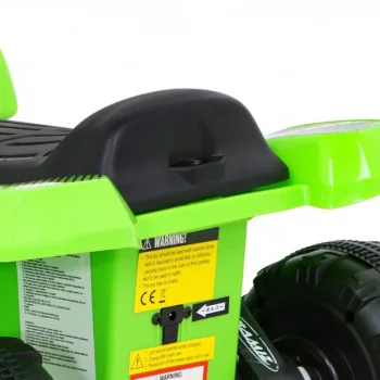 Storm Baterijski Quad Za Djecu Zeleni + 25w Motor + Mp3 Usb + Led, Zelena Motor Na Akumulator 9