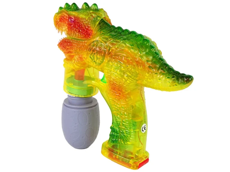Stroj Za Mjehuriće Dinosaur, žuti, 1 Jaje Tekućine 4