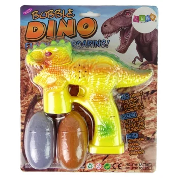 Stroj Za Mjehuriće Dinosaur, žuti, 2 Jaja Tekućine 5