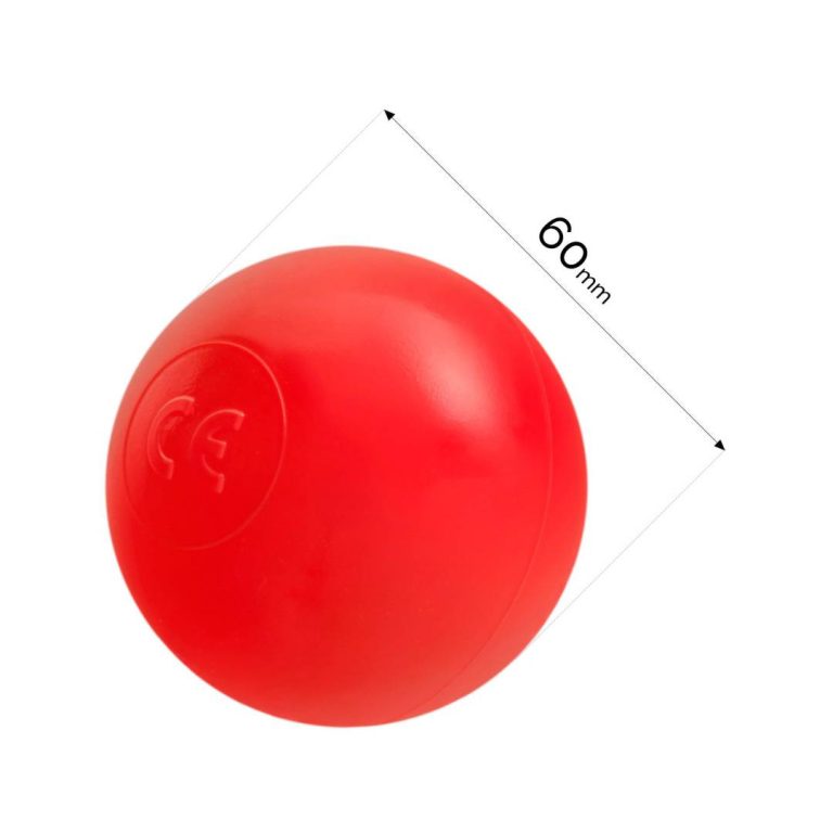 Suhe Kugle Za Bazen, 6 Cm, Set Od 200 Komada: Crvene 5