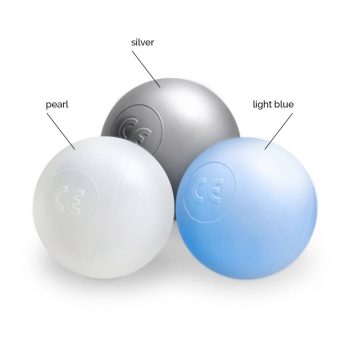 Suhe Kuglice Za Bazen, 6 Cm, Set Od 200: Biserne, Srebrne, Biserno Svijetloplave 6