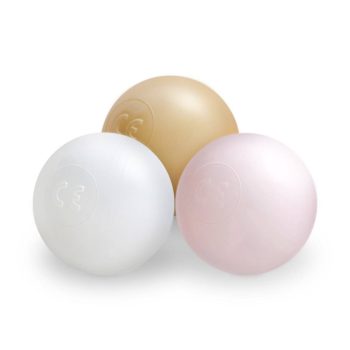 Suhe Kuglice Za Bazen, 6 Cm, Set Od 200: Biserne, Zlatne, Biserno Svijetlo Ružičaste 5