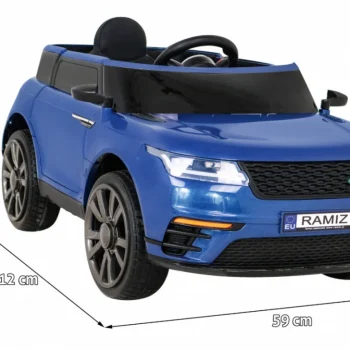 Super S Dječji Automobil Na Baterije, Plavi + Daljinski Upravljač + Spori Start + Eva Kotači, Plava 2