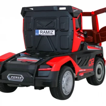 Super Kamion S Prikolicom Za Djecu + Daljinski Upravljač + Spori Start + Eva Kotači + Audio, Crvena 13