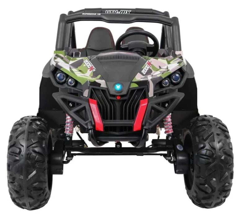 Superstar Buggy Za Djecu Moro + Mp4 + 4x4 Pogon + Daljinski Upravljač + Nosač Za Prtljagu, Crna 3