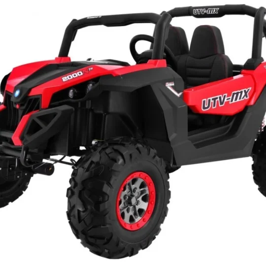 Superstar Buggy Za Djecu Crvena + Mp4 + 4x4 Pogon + Daljinski Upravljač + Nosač Za Prtljagu + Led + 1