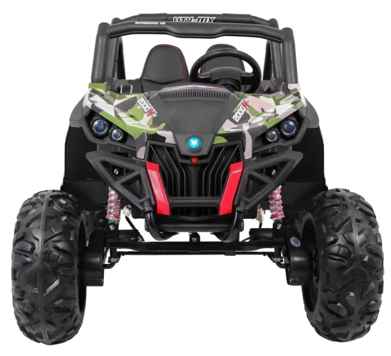 Superstar Kolica Za Djecu Moro + 4x4 Pogon + Daljinski Upravljač + Nosač Za Prtljagu + Mp3, Crna 3