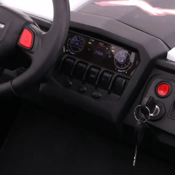 Superstar Kolica Za Djecu Bijela + 4x4 Pogon + Daljinski Upravljač + Nosač Za Prtljagu + Mp3 Led + 13
