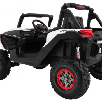 Superstar Kolica Za Djecu Bijela + 4x4 Pogon + Daljinski Upravljač + Nosač Za Prtljagu + Mp3 Led + 3