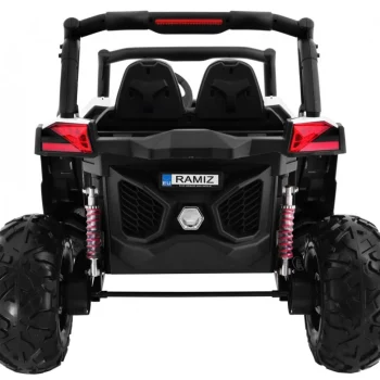 Superstar Kolica Za Djecu Bijela + 4x4 Pogon + Daljinski Upravljač + Nosač Za Prtljagu + Mp3 Led + 4
