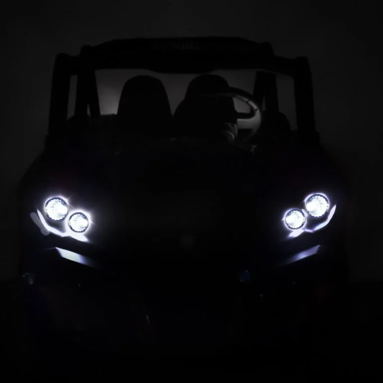 Superstar Kolica Za Djecu Crna + 4x4 Pogon + Daljinski Upravljač + Nosač Za Prtljagu + Mp3 Led + 14