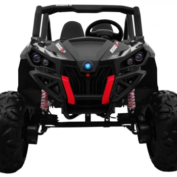 Superstar Kolica Za Djecu Crna + 4x4 Pogon + Daljinski Upravljač + Nosač Za Prtljagu + Mp3 Led + 3