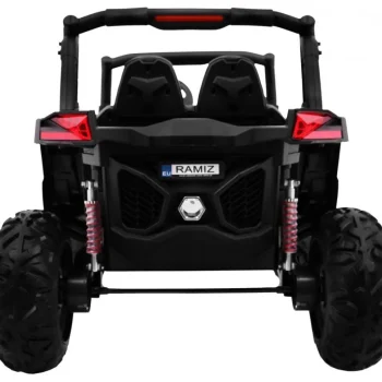 Superstar Kolica Za Djecu Crna + Mp4 + 4x4 Pogon + Daljinski Upravljač + Nosač Za Prtljagu + Led + 6