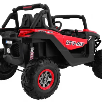 Superstar Kolica Za Djecu Crvena + 4x4 Pogon + Daljinski Upravljač + Nosač Za Prtljagu + Mp3 Led + 3