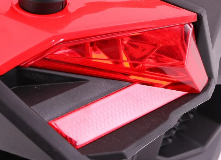 Superstar Kolica Za Djecu Crvena + 4x4 Pogon + Daljinski Upravljač + Nosač Za Prtljagu + Mp3 Led + 9