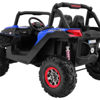 Superstar Kolica Za Djecu Plava + 4x4 Pogon + Daljinski Upravljač + Nosač Za Prtljagu + Mp3 Led + 3