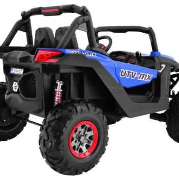 Superstar Kolica Za Djecu Plava + 4x4 Pogon + Daljinski Upravljač + Nosač Za Prtljagu + Mp3 Led + 4
