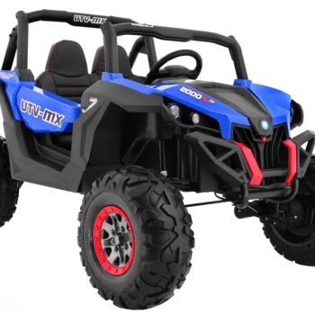 Superstar Kolica Za Djecu Plava + 4x4 Pogon + Daljinski Upravljač + Nosač Za Prtljagu + Mp3 Led + 5