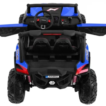 Superstar Kolica Za Djecu Plava + 4x4 Pogon + Daljinski Upravljač + Nosač Za Prtljagu + Mp3 Led + 6