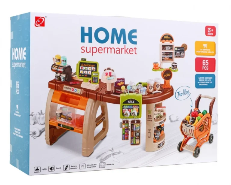 Supermarket Set 65 Dijelova S Kolicima 3+ 15