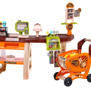 Supermarket Set 65 Dijelova S Kolicima 3+ 2