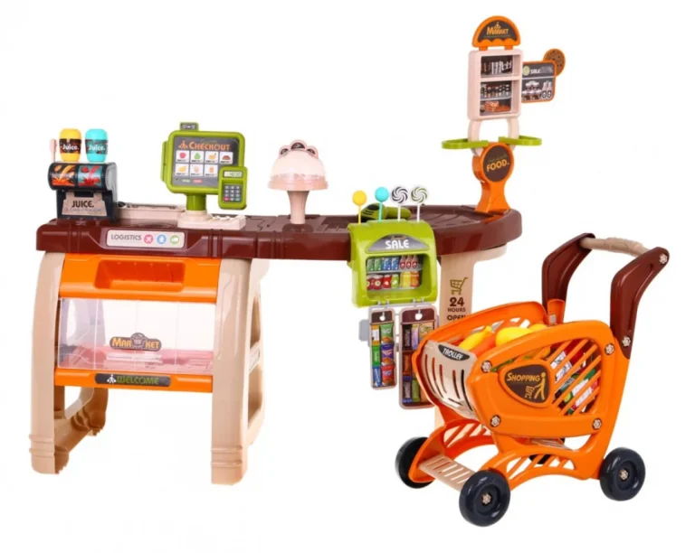 Supermarket Set 65 Dijelova S Kolicima 3+ 2