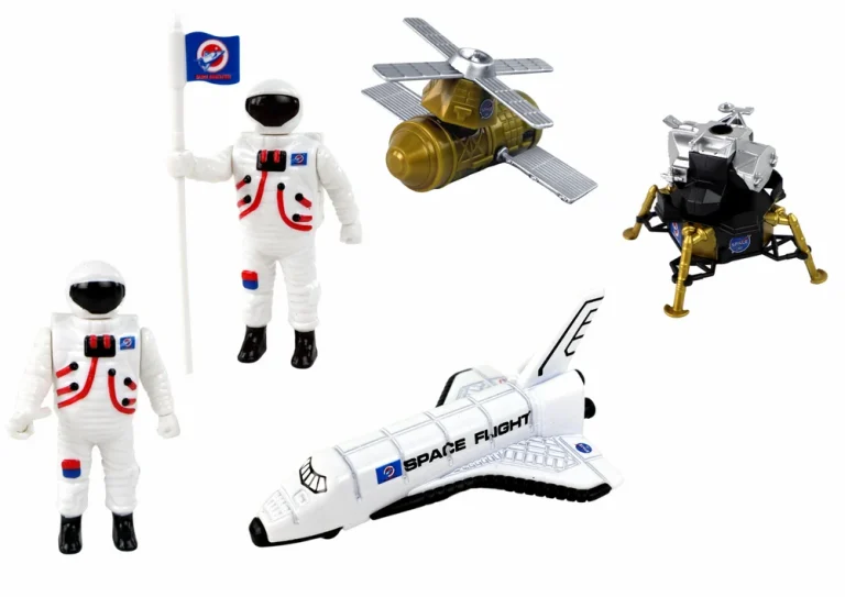 Svemirski Set Figura S Kamionom I Raketom 15 Dijelova 2