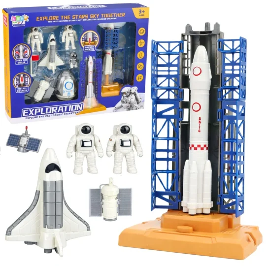 Svemirski Set Raketa Lansirni Toranj I šatl 1