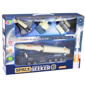 Svemirski Set Raketa šatl Satelit I Transportno Vozilo 5