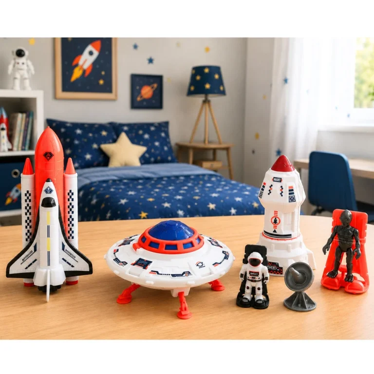 Svemirski Set S Nlo Om, Raketom, šatlom I Astronautom 5
