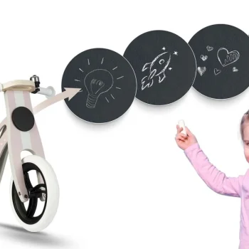 Svijetloružičasti Drveni Balansni Bicikl Ricokids Rc 619 6
