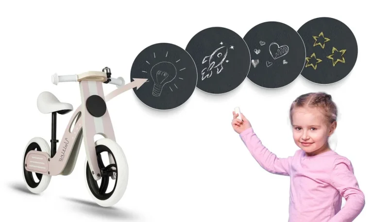 Svijetloružičasti Drveni Balansni Bicikl Ricokids Rc 619 6