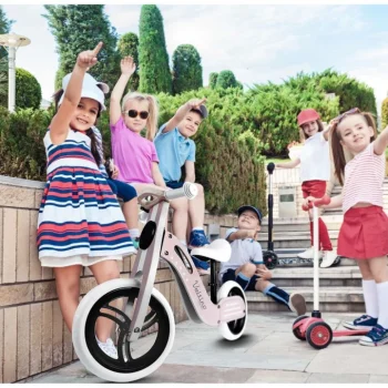 Svijetloružičasti Drveni Balansni Bicikl Ricokids Rc 619 9