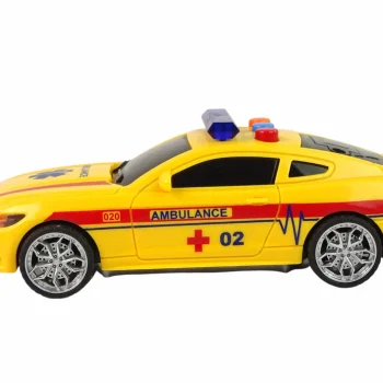 Svjetla Hitne Pomoći Sportskog Automobila Zvuče žuto 2