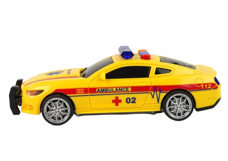 Svjetla Hitne Pomoći Sportskog Automobila Zvuče žuto 2