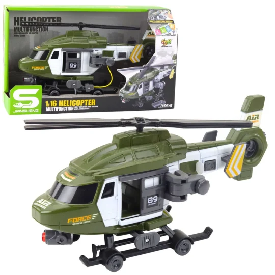 Svjetla I Zvukovi Nosila Za Kuke Vojnog Helikoptera, Kaki 1:16 1