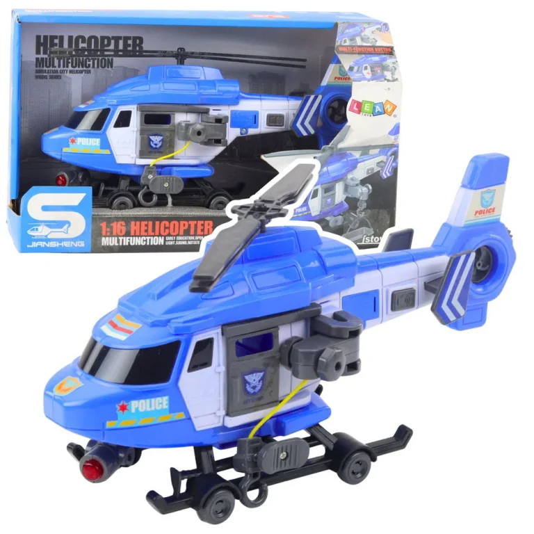 Svjetla Nosila Za Kuke Policijskog Helikoptera Zvuče Plavo 1:16 1