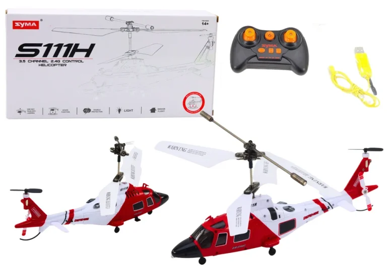 Syma S111h Rc Helikopter Na Daljinsko, Crveni 1