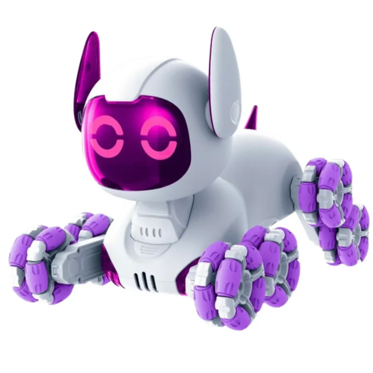 Tooby Robotski Pas Na Daljinsko Upravljanje, Rc 360° Svjetla, Zvukovi, Bijela I Ljubičasta 4
