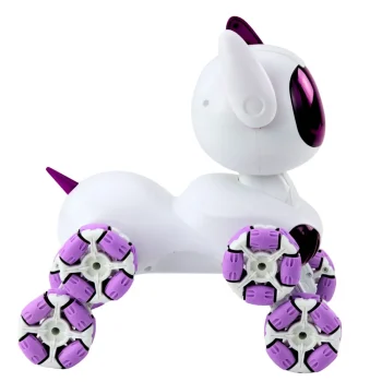 Tooby Robotski Pas Na Daljinsko Upravljanje, Rc 360° Svjetla, Zvukovi, Bijela I Ljubičasta 5