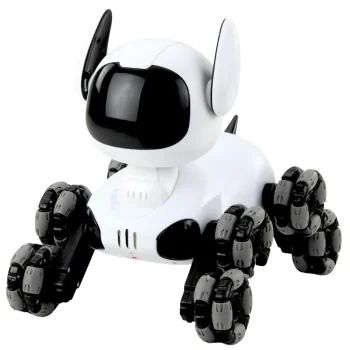 Tooby Robotski Pas Na Daljinsko Upravljanje, Rc 360° Svjetla, Zvukovi, Crno Bijelo 3