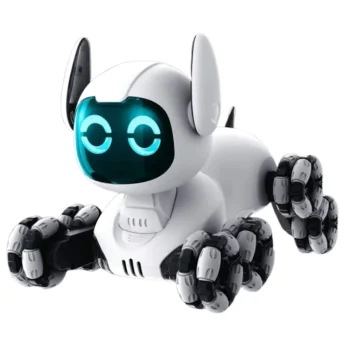 Tooby Robotski Pas Na Daljinsko Upravljanje, Rc 360° Svjetla, Zvukovi, Crno Bijelo 4