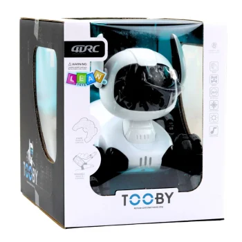 Tooby Robotski Pas Na Daljinsko Upravljanje, Rc 360° Svjetla, Zvukovi, Crno Bijelo 9